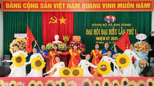 Đại hội Đại biểu Đảng bộ xã Đak Sơmei, lần thứ I, nhiệm kỳ 2025-2030