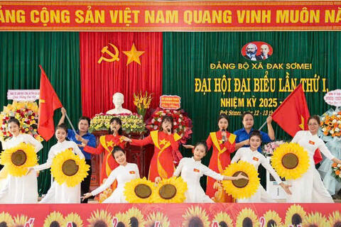 Đại hội Đại biểu xã Đak Sơmei lần thứ I, nhiệm kỳ 2025-2030: " Đoàn kết - Dân chủ - Trách nhiệm - Kỷ cương - Đổi mới"